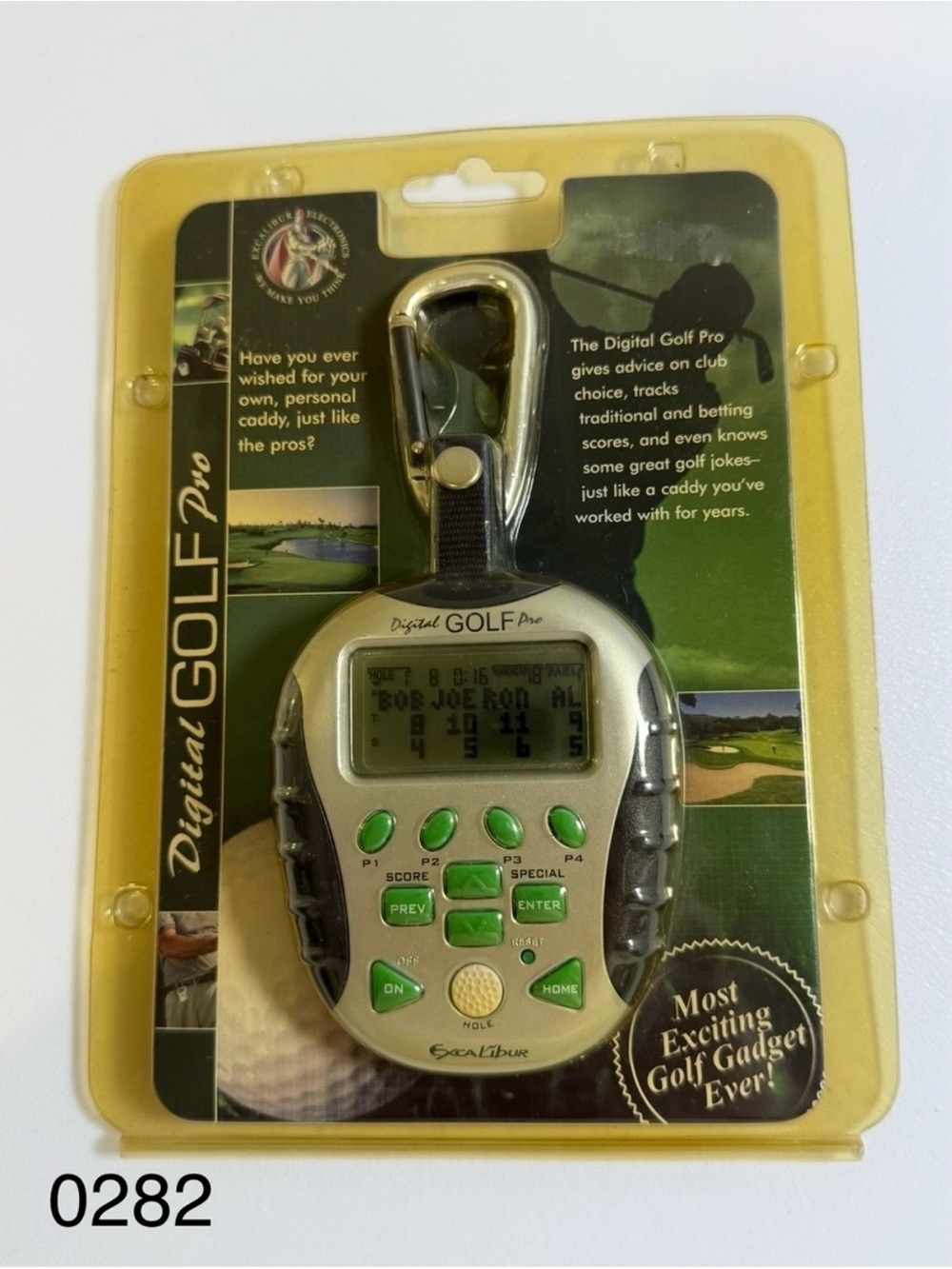Digital Golf Pro Handheld Scorekeeper - Silver/Green